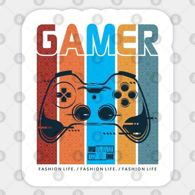 gamer Sticker by Teefold